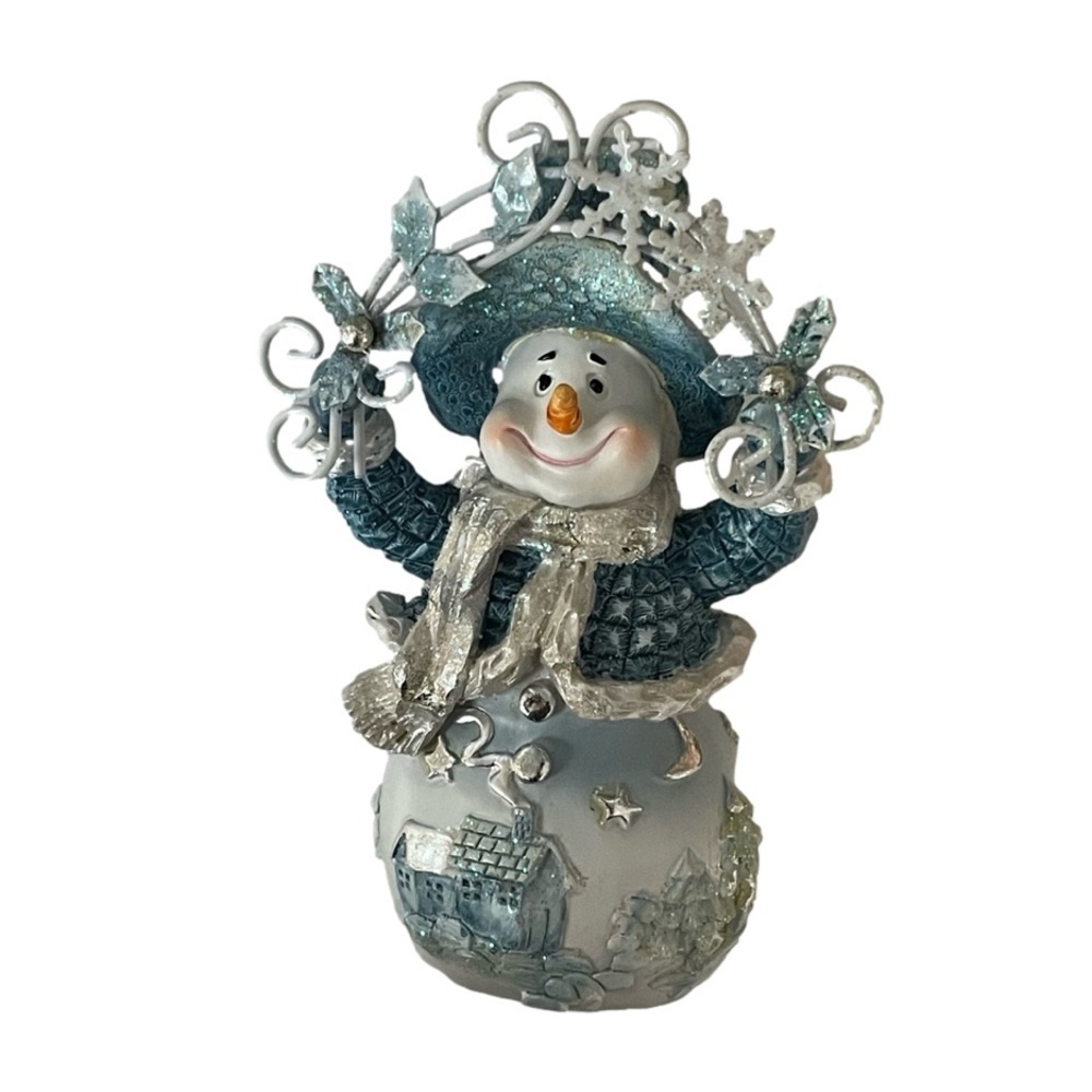 Chubby Snowman 5” Vintage Christmas Decor